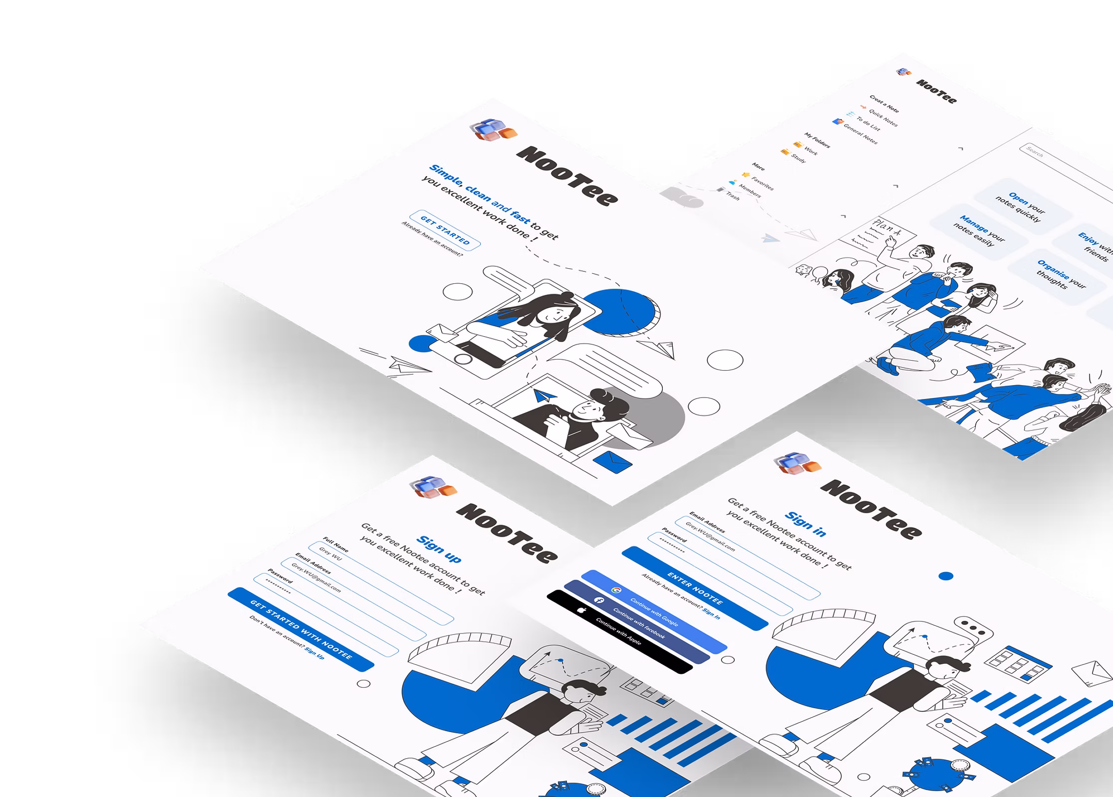 NooTee — Note-Taking App